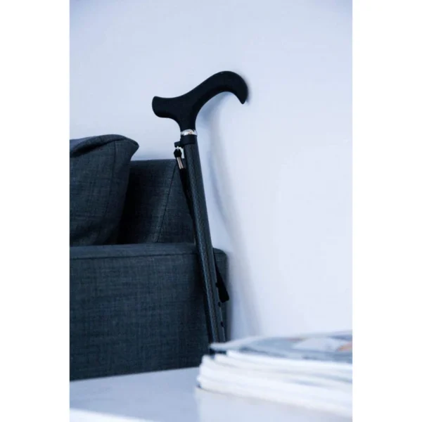 Bastón extensible fibra de carbono, bastones para andar personas mayores - Image 3
