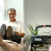 Andador estrecho para casa y exterior - Andadores para personas mayores y adultos con bandeja (Blanco Negro) - Imagen 6