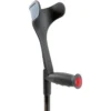 Muletas Plegables Fibra de Carbono (x2 uds), Adulto Ortopédicas Negras - Image 3