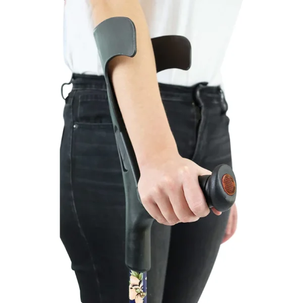 Muletas Plegables Adulto (x2 uds), Muletas Adulto Mujer de Colores - Imagen 2