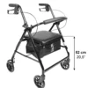 Andador para Adultos 4 Ruedas, Andadores para Personas Mayores Plegable - Image 6