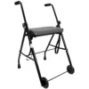 Andadores para Personas Mayores, Andador Adultos con Asiento 2 Ruedas Gris