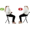 Bastón Silla Plegable, Bastón con Asiento Negro - Imagen 4