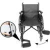 Silla de Ruedas Autopropulsable (Ancho Asiento 43 cm), Silla de Ruedas Plegable para Ancianos - Image 3