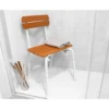 Silla para Ducha (136 kg), Sillas Baño para Mayores, Asiento Efecto Madera - Imagen 4