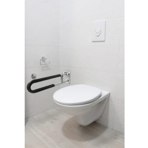 Barra Abatible Acolchada Inodoro 58 cm (x1 ud), Barra WC Minusválido - Image 2