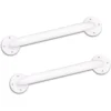 Asidero Baño 30 cm (x2 uds), Asa de Seguridad para Baño, Barra Baño Minusválido Blancas