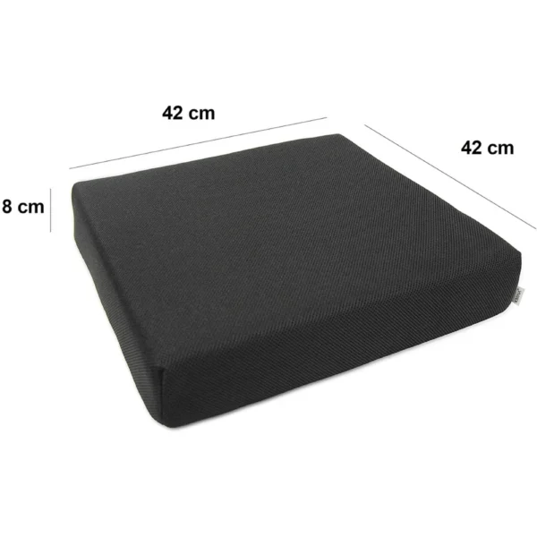 Cojín Antiescaras para Silla de Ruedas (42x42x8 cm, Densidad Media), Cojines Viscoelásticos para Personas Mayores (PU + VISCO) - Image 4